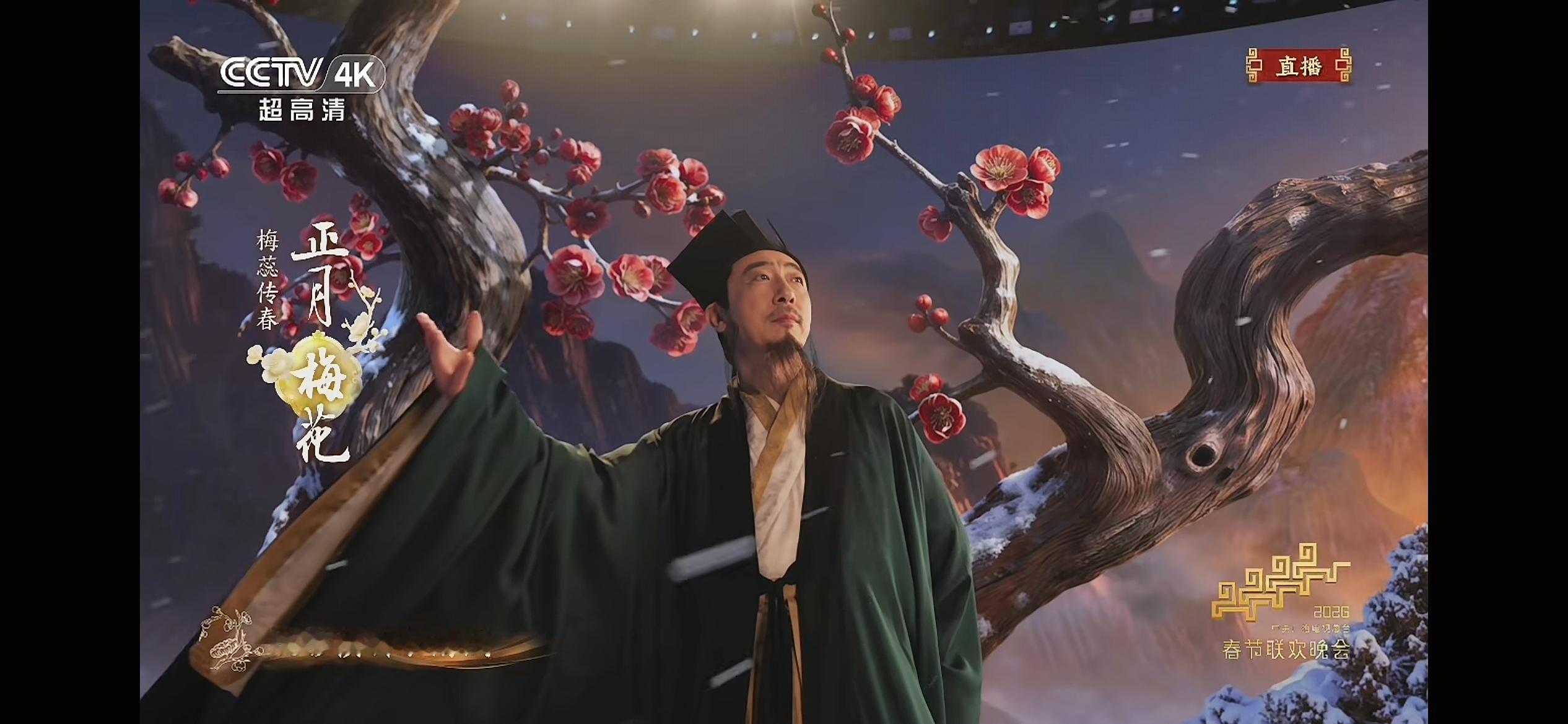 春晚段子大考春晚这造型太有范儿了，仿佛下一秒就要御剑飞行了 