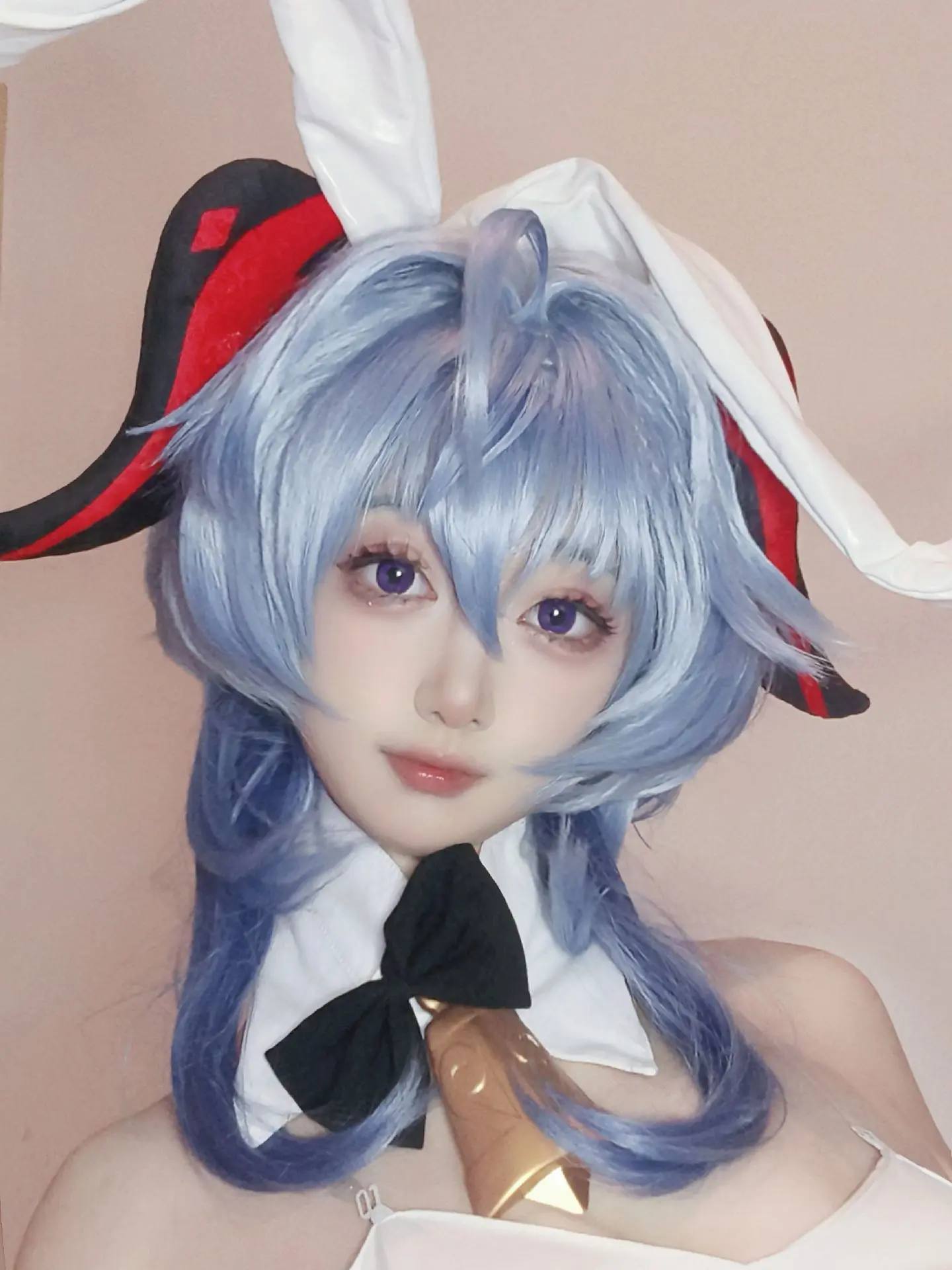 睡了吗，没睡来看甘雨兔女郎。