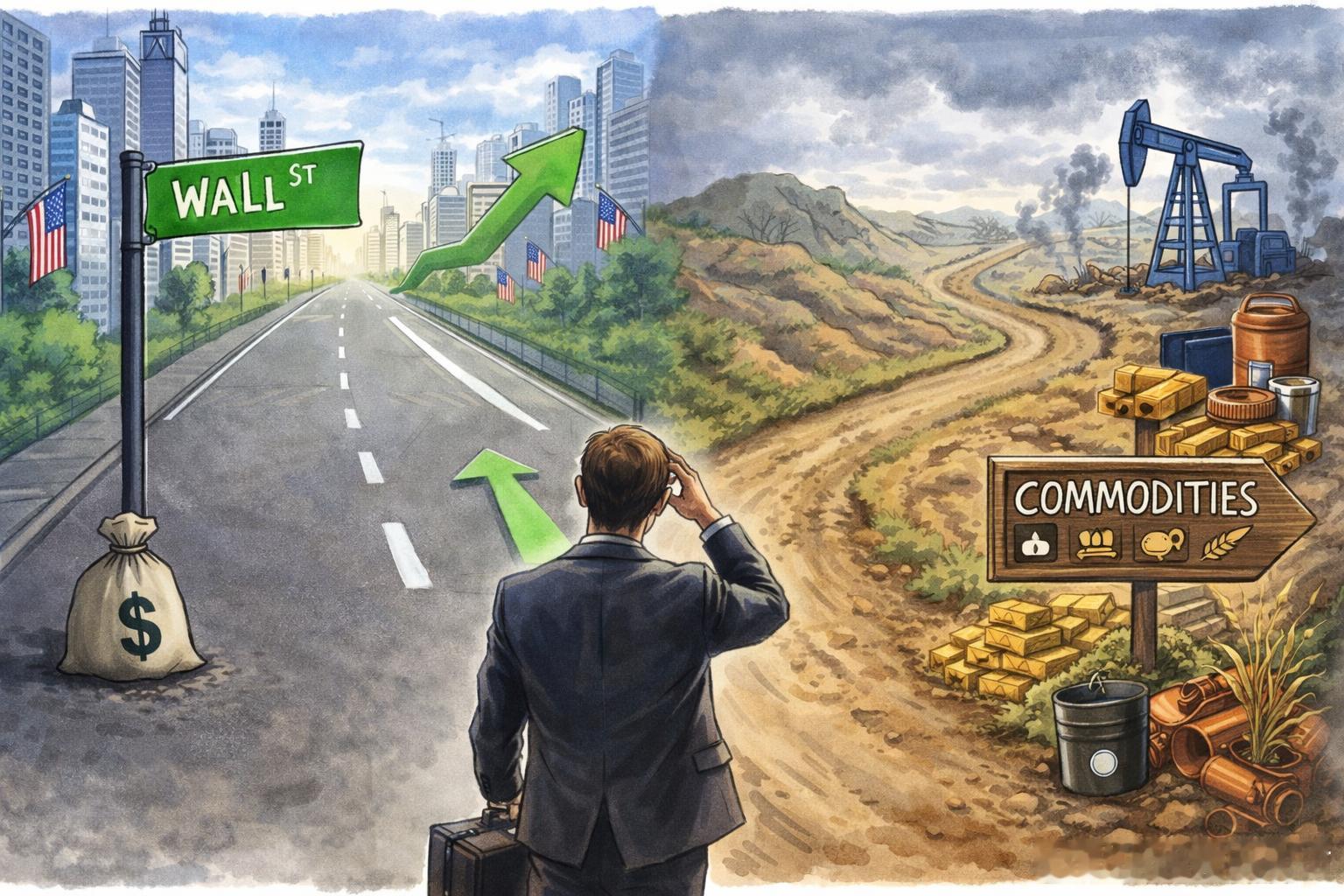 美股称王的时代，可能正在让位：未来五年，真正的主线或许是大宗商品如果把整个202