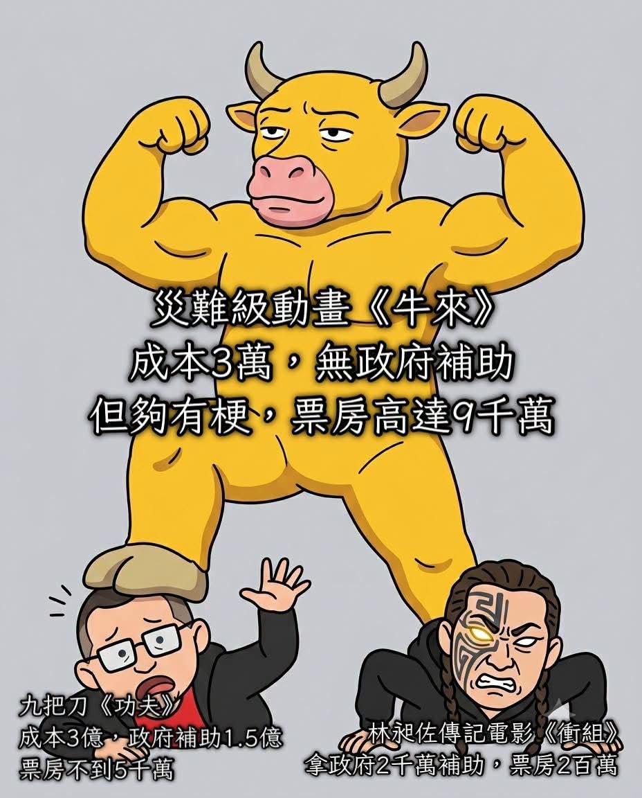 电影“牛来”对岛内也发生震撼。。😄😄