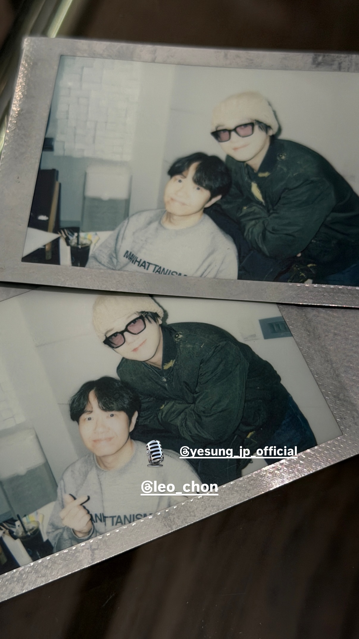 “CB百蓝_。251230金钟云 ins story更新： 