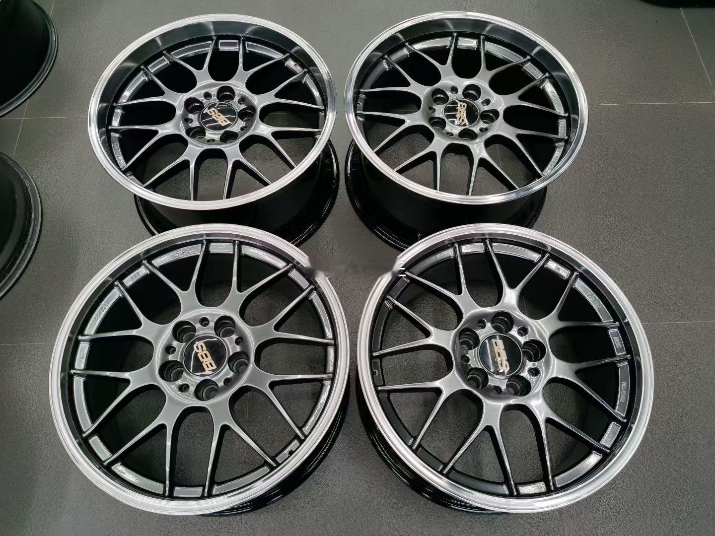 1️⃣心情件：日本 BBS RGR DB色 锻造 18寸 8.5J ET36 9