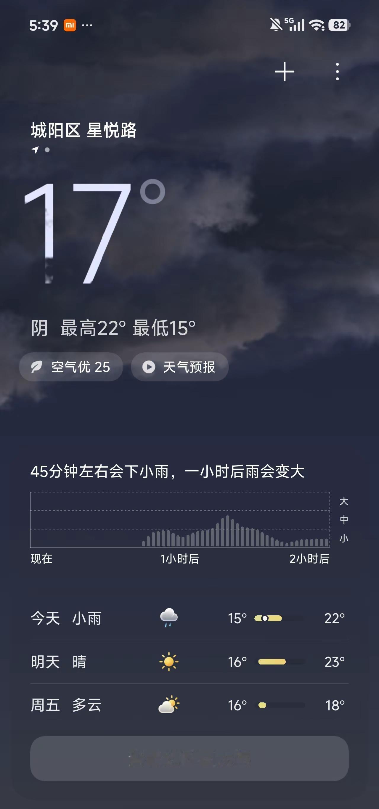 说得青岛的天气，很有道理，配几张昨天的图片