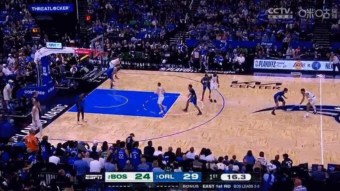 [挖鼻]俩边在对方禁区都是七进七出凯尔特人vs魔术nba季后赛 ​​​