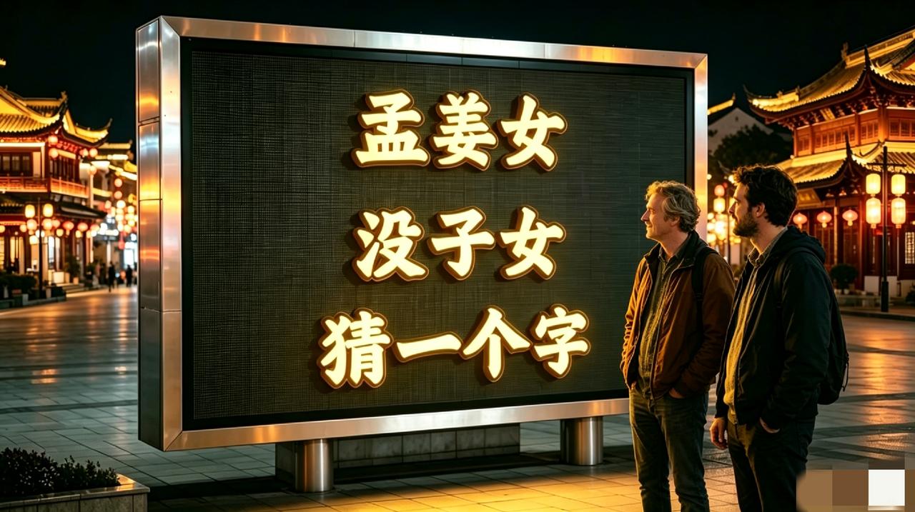 看似简单的字谜！其实挺难的！把两个学习中文的老外都看懵了！你能猜出来吗？