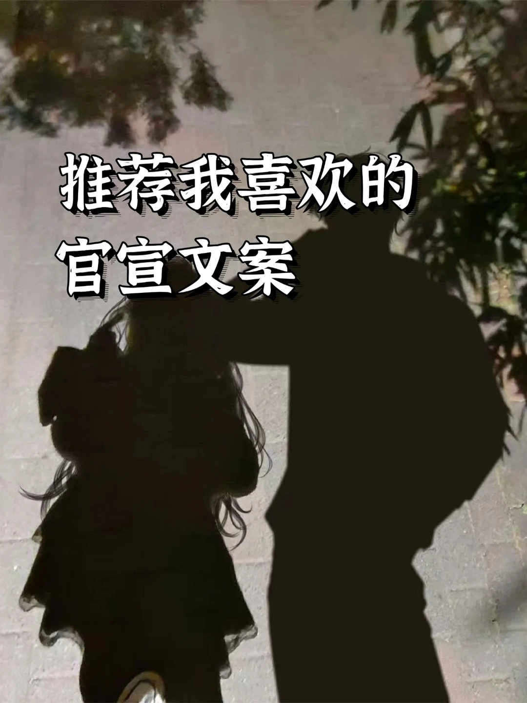 推荐我喜欢的官宣文案