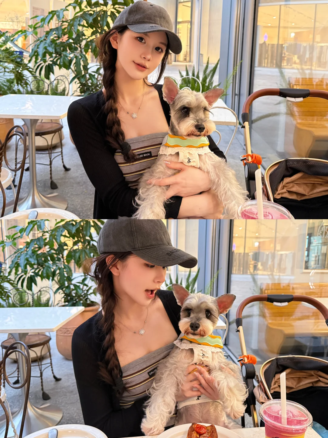 和小狗🐕(⁎⁍̴̛ᴗ⁍̴̛⁎)约会…