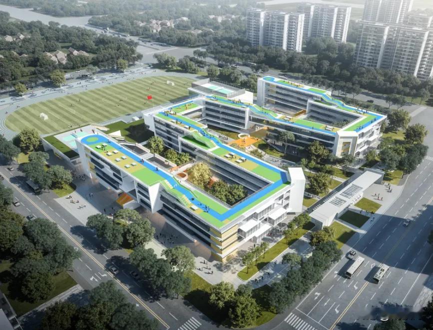 新学年开学前，广州市花都区又竣工验收了两间公办高中，一间是新建的广东实验中学花都