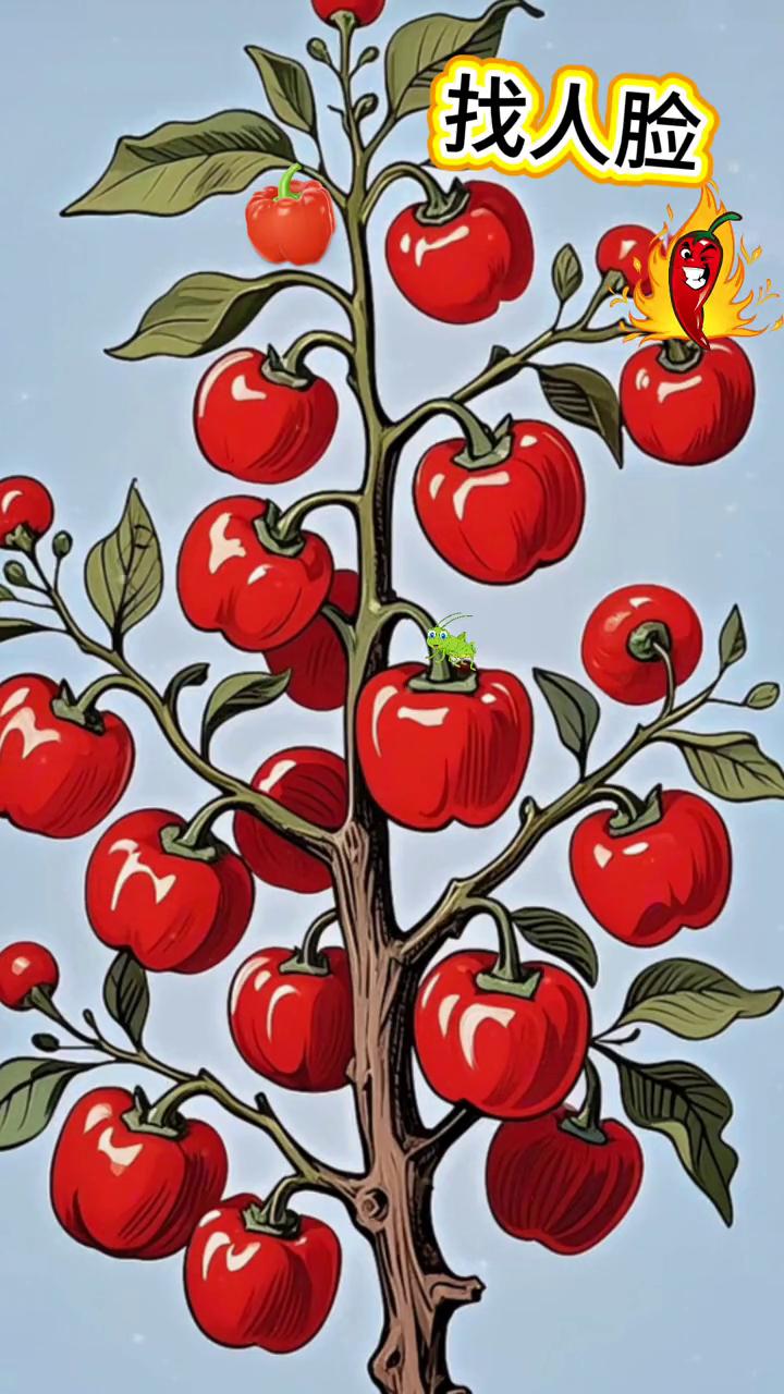 找人脸。
这张图中隐藏了一张人脸，它藏的非常隐秘，超级难找，据说还没有一个人能把