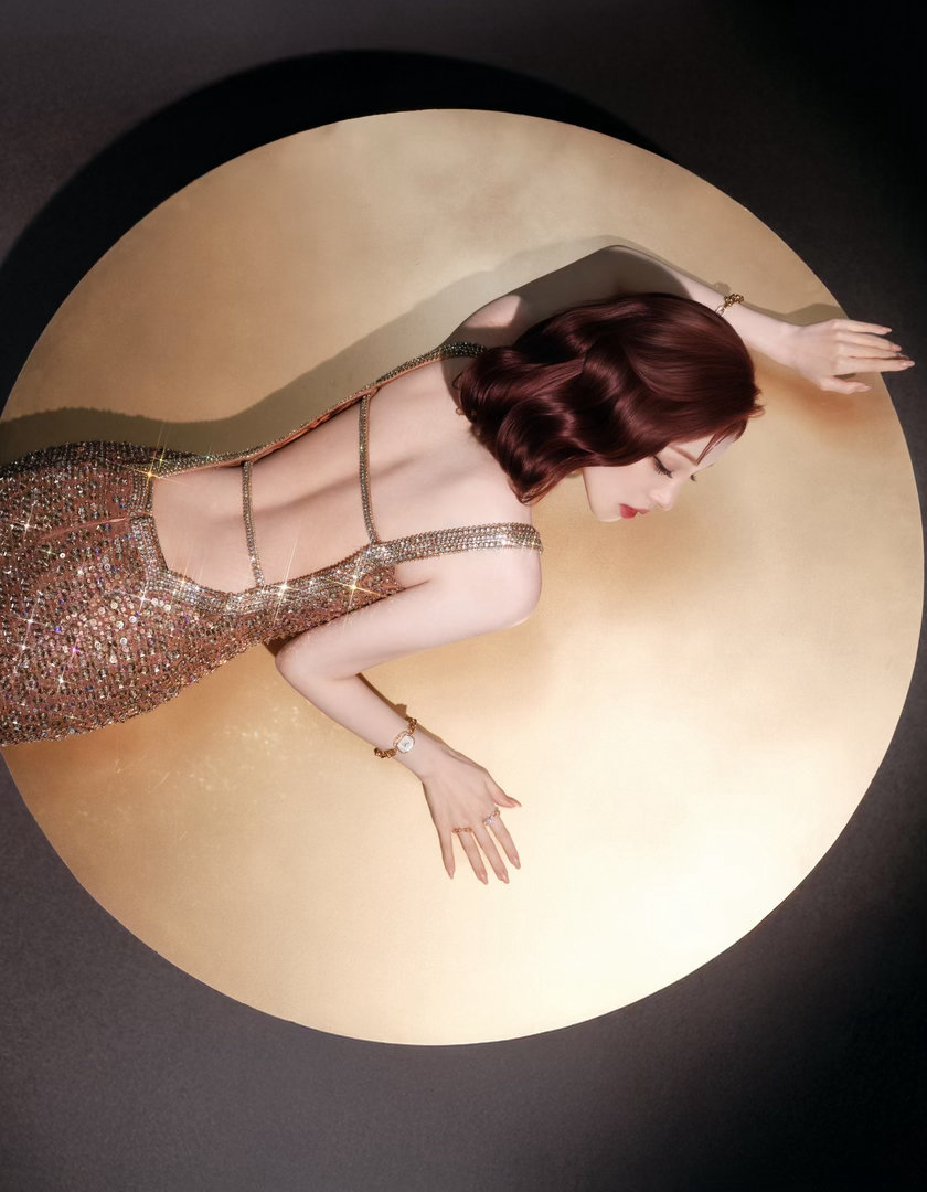 歌手宋雨琦今日出席Tiffany三里屯旗舰店开幕庆典，首次以品牌大使的身份亮相，