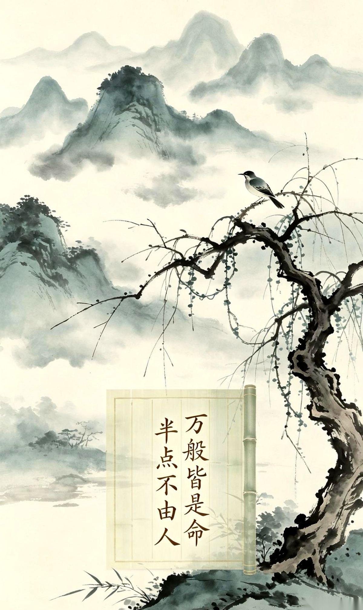 人这辈子，有四张牌是老天爷硬塞给你的。你就算把牌桌掀烂，也换不掉里面的半点花色：