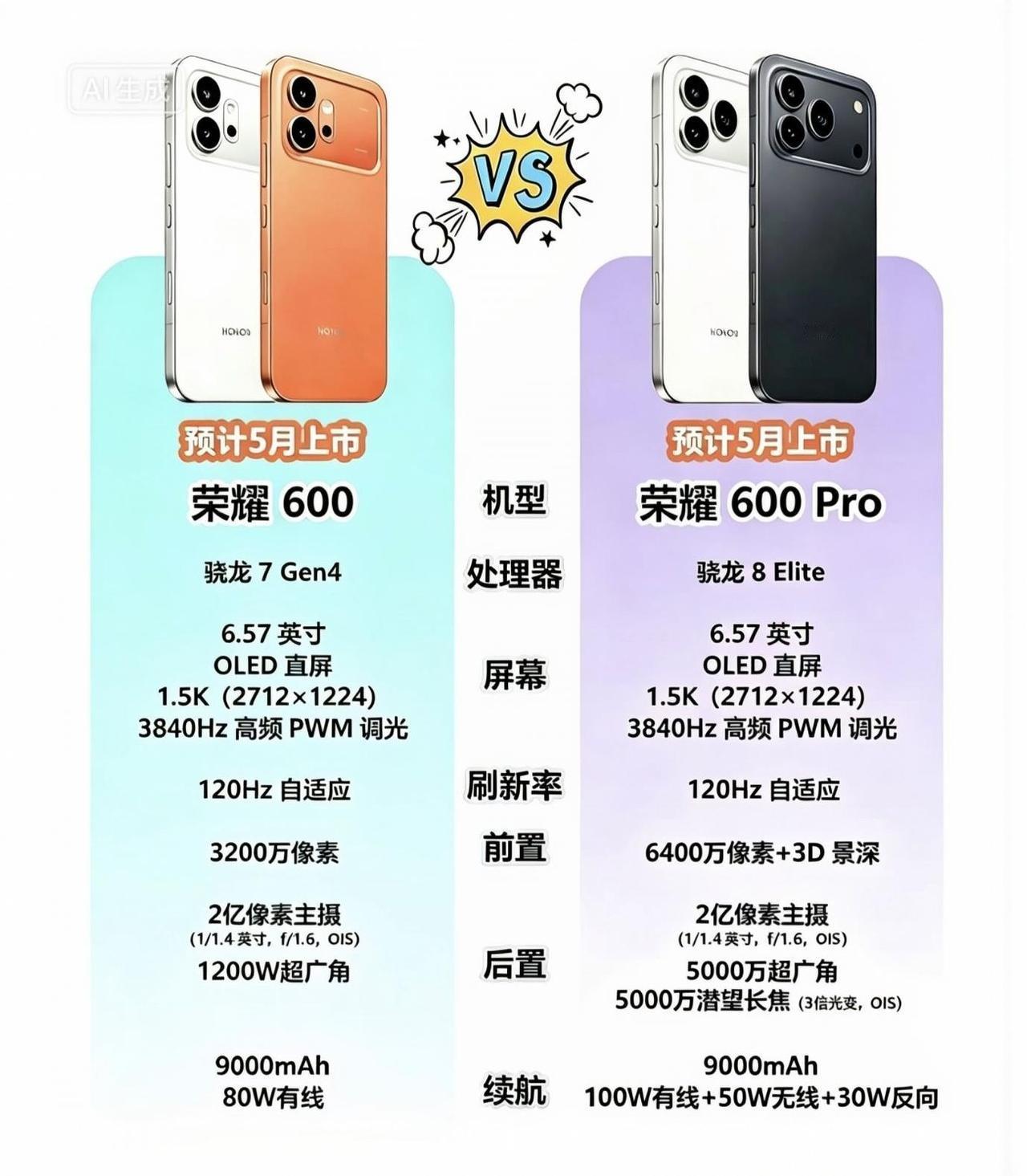 荣耀600系列这波是真来中端机市场掀桌子了！

直接打破中端机“必有阉割”的行业