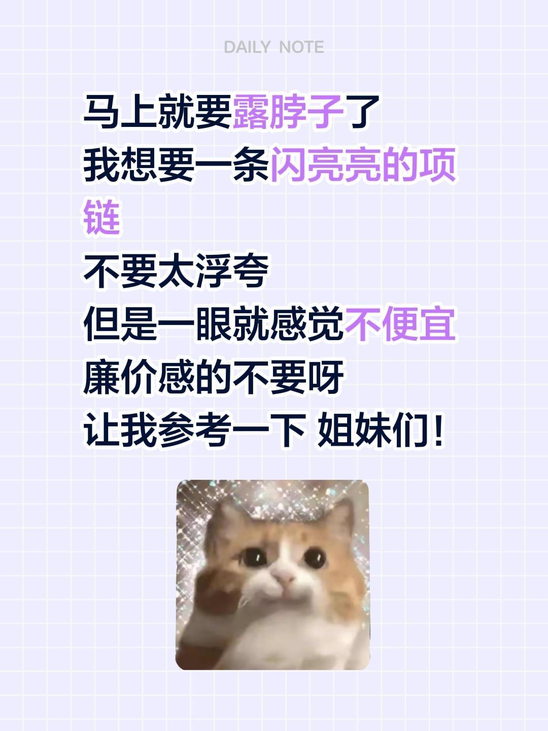 求推荐项链！照片疯狂投向我～