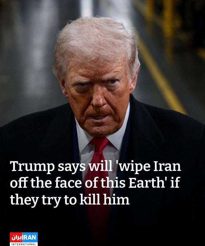 特朗普放出狠话！在参加达沃斯经济论坛登机前特朗普警告伊朗：不要试图暗杀他，如果他