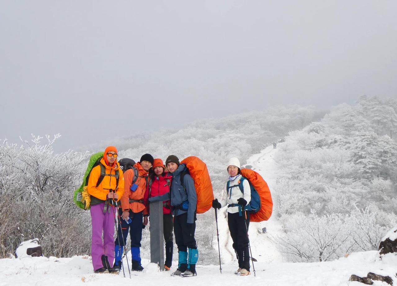 龙王山徒步
1.1晚上到西游村，1.2早上从民宿出发包车到龙王山进山口，由于路两