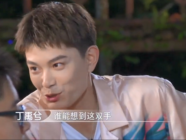 #丁禹兮说周洁琼用弹琵琶的手砍树#丁禹兮听周洁琼弹琵琶，台下的他好像吃瓜群众哈哈