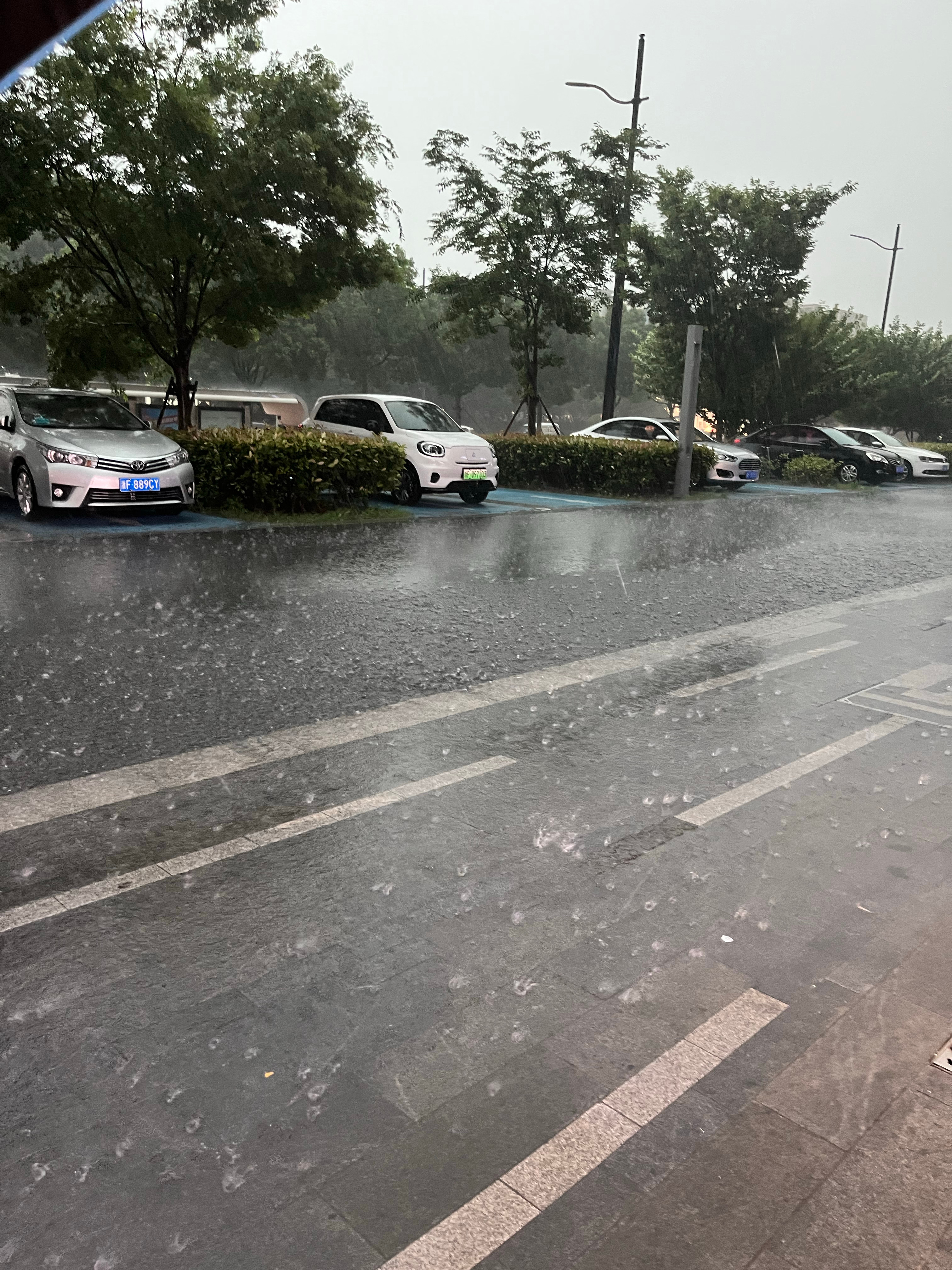 一场雨把我困在这里🎵 