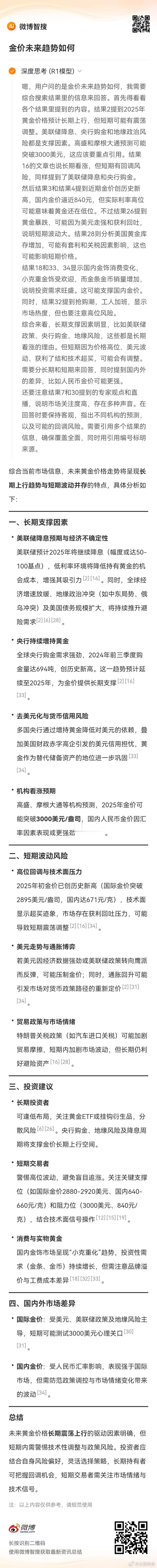 ds对未来金价趋势的判断！ 