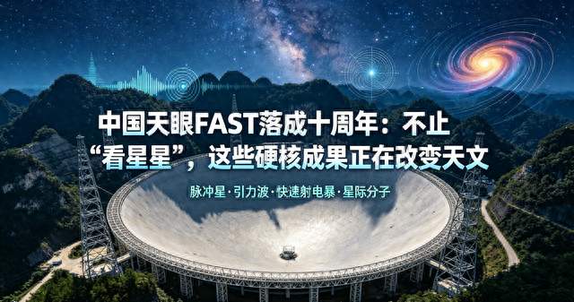中国天眼FAST落成十周年不止“看星星”这些硬核成果正在改变天文