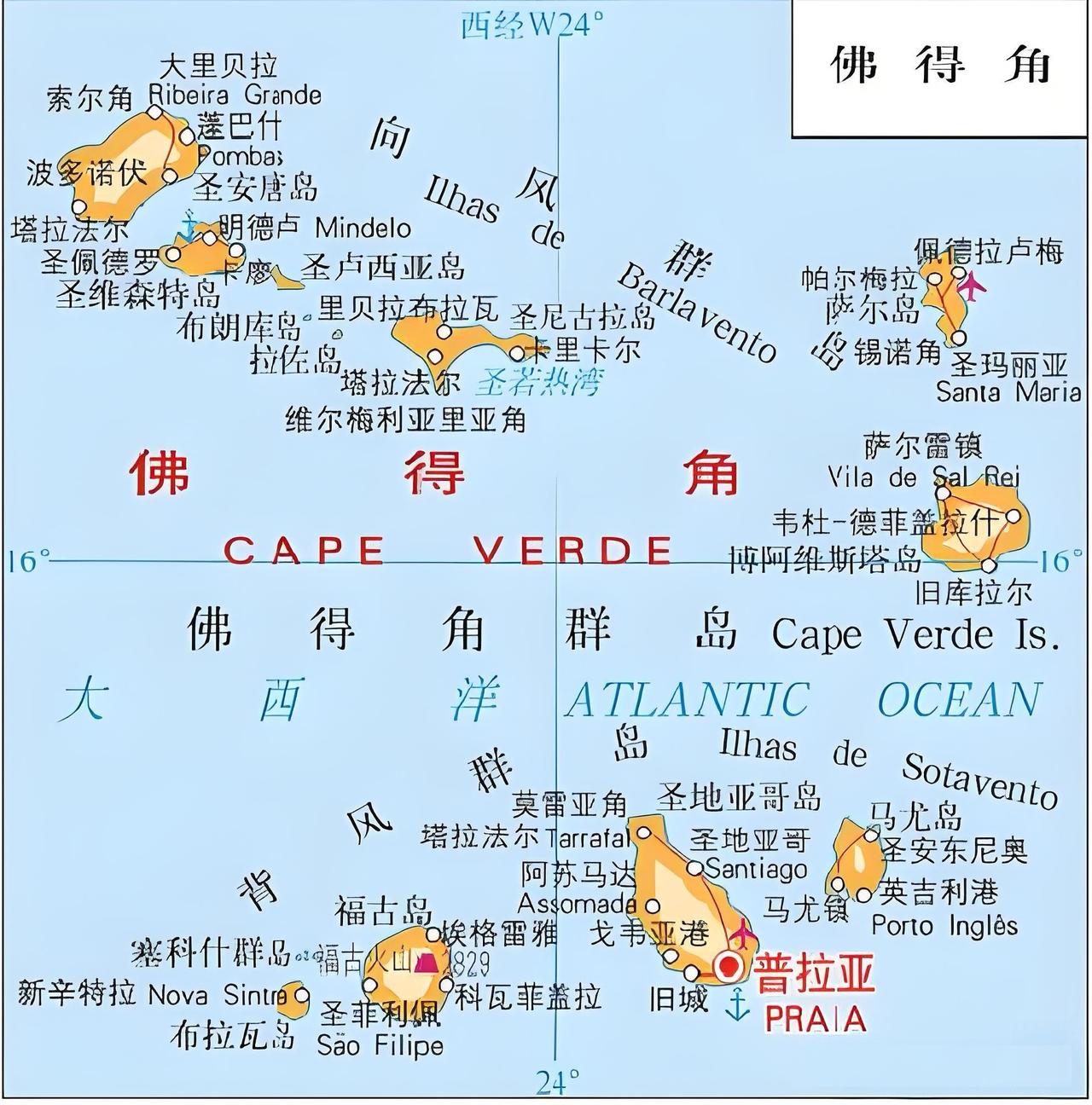 【地图】佛得角地图