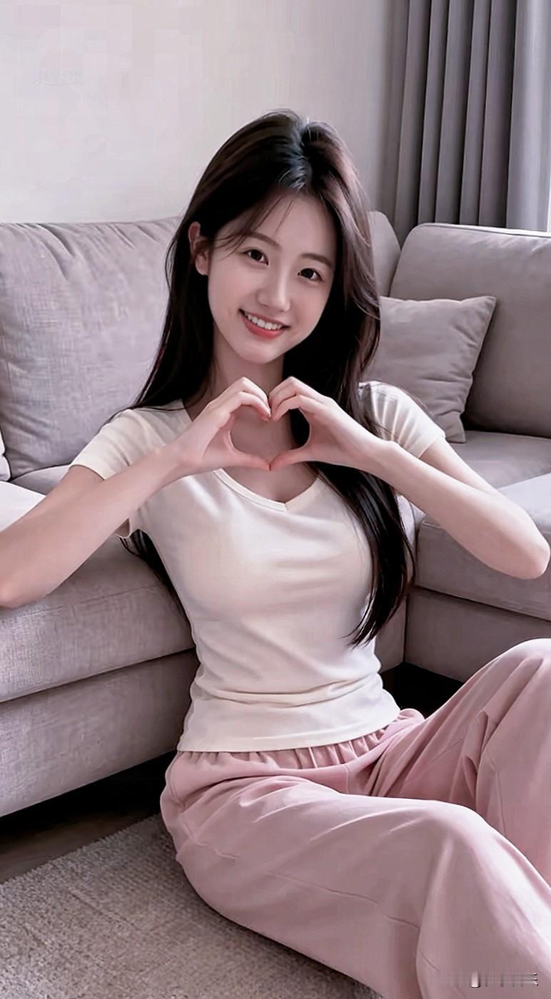卸下一身疲惫，在家沙发上，做无忧无虑的甜妹。手机随手拍原创图片 分享你的随手拍 
