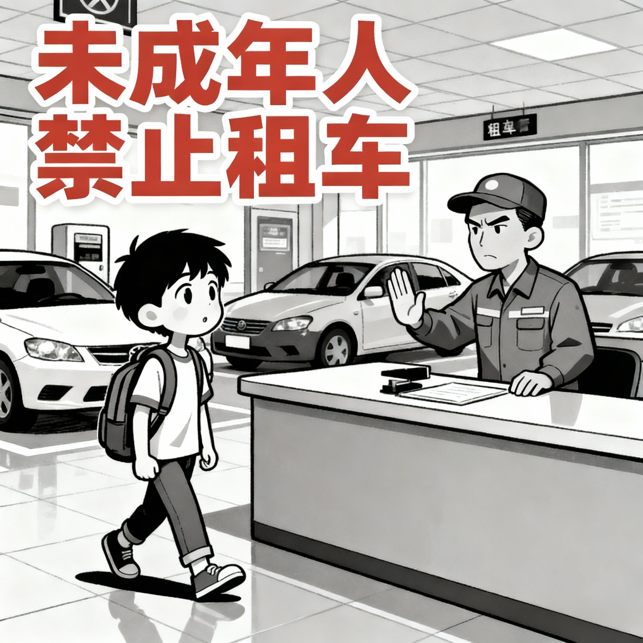 任何时候都应该清楚，未成年人由于年龄限制，心智、反应力有所欠缺，是无法考取驾驶证