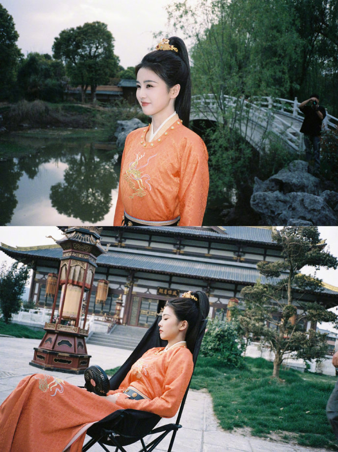 白鹿晒了17张李佩仪片场照白鹿说纯属是我眼神不好白鹿晒了17张李佩仪片场照！什么