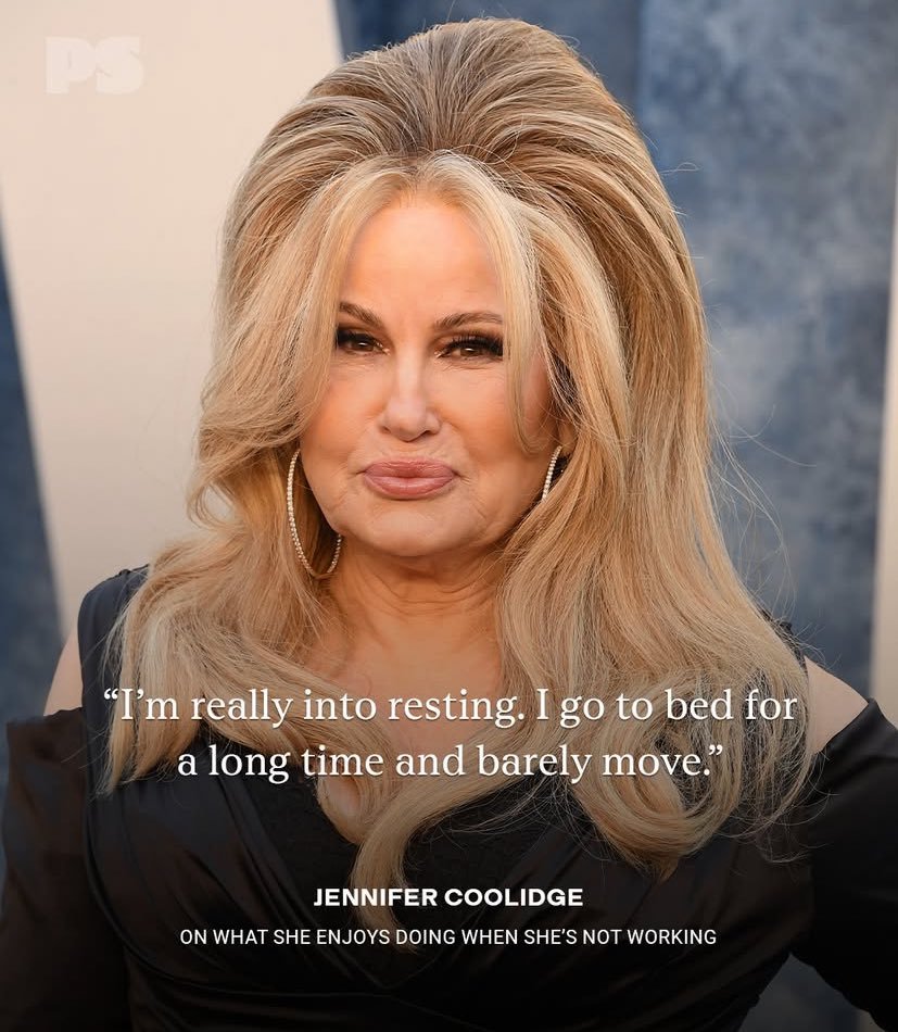 【完全本人】苏菲Jennifer Coolidge：老娘真的很爱休息，我可以睡很