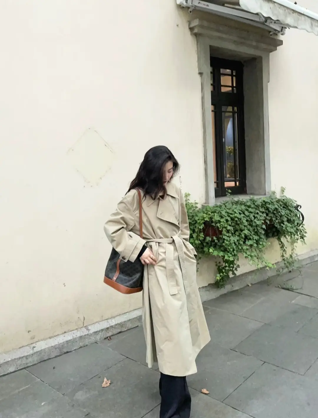 风衣给的氛围感