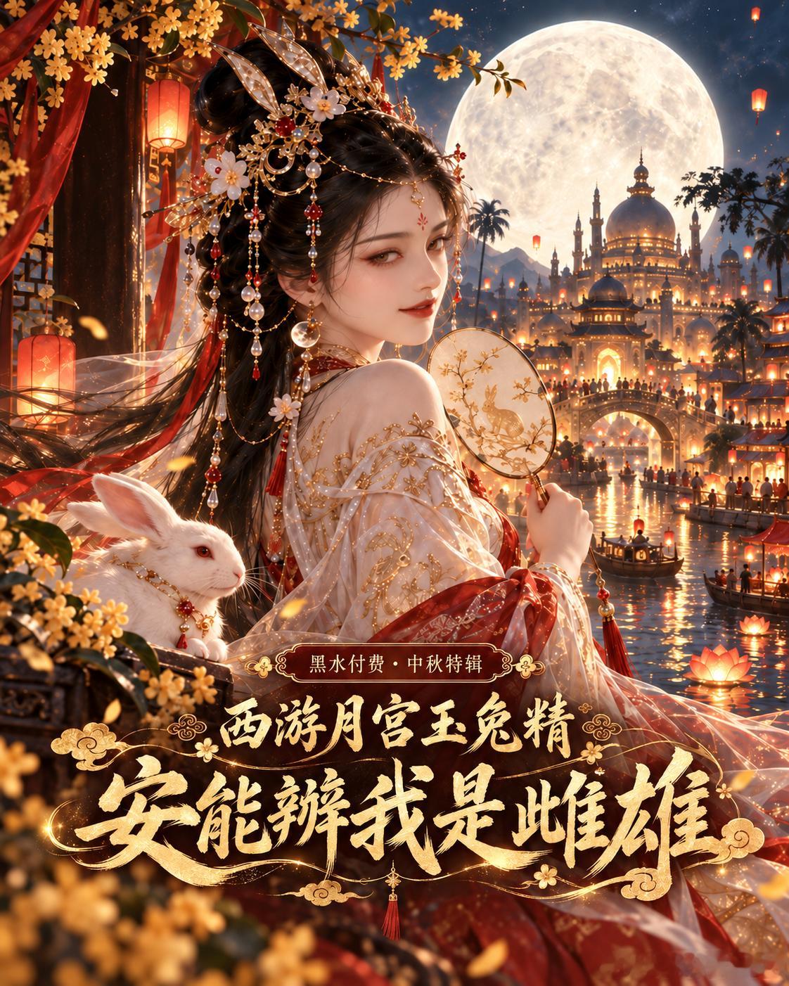 中秋节，聊聊月宫仙兔～西游记里它是雌是雄？🌕中秋看月亮，很多人想到嫦娥。但《西