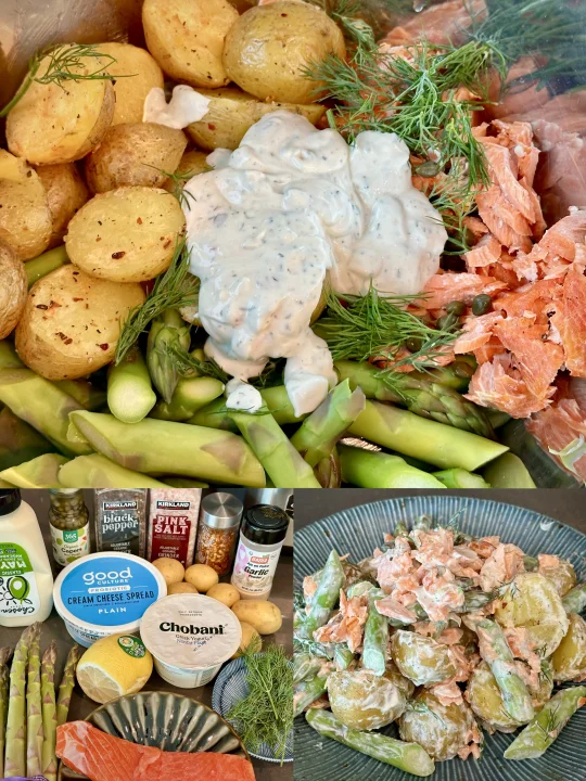 三文鱼莳萝土豆温沙拉🍣轻盈饱腹的过冬良方