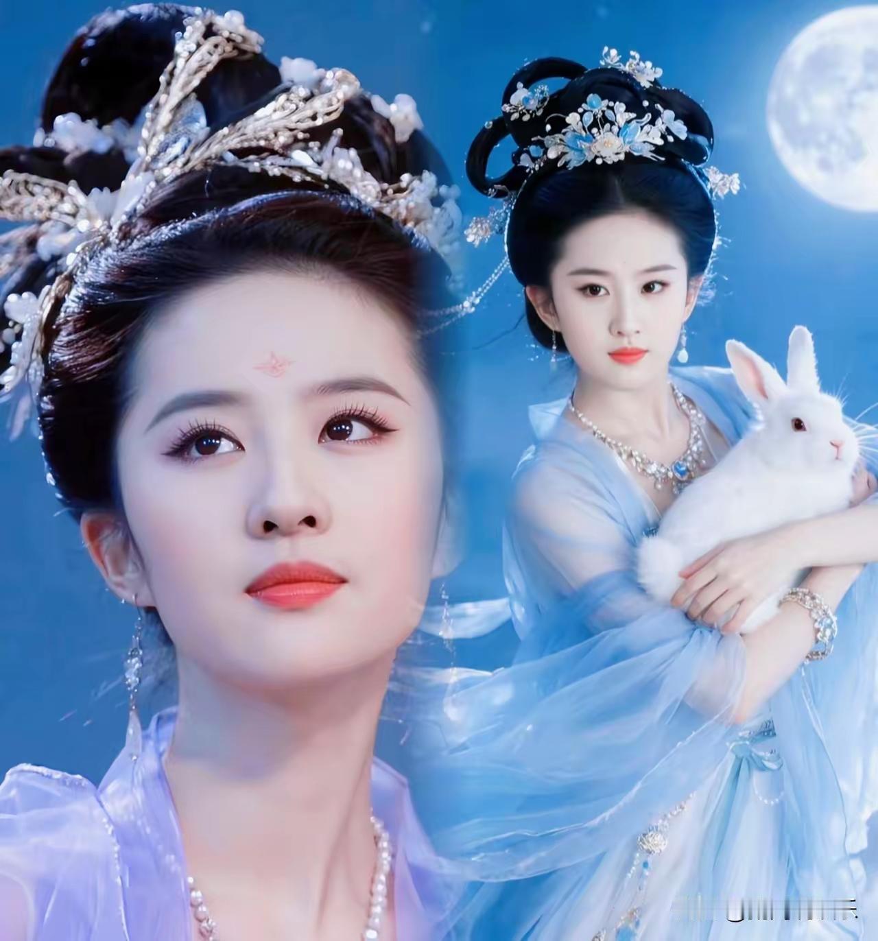 终于明白，
刘亦菲为啥没有什么作品，
查了一下才知道，原来她出道以来的造型真的是