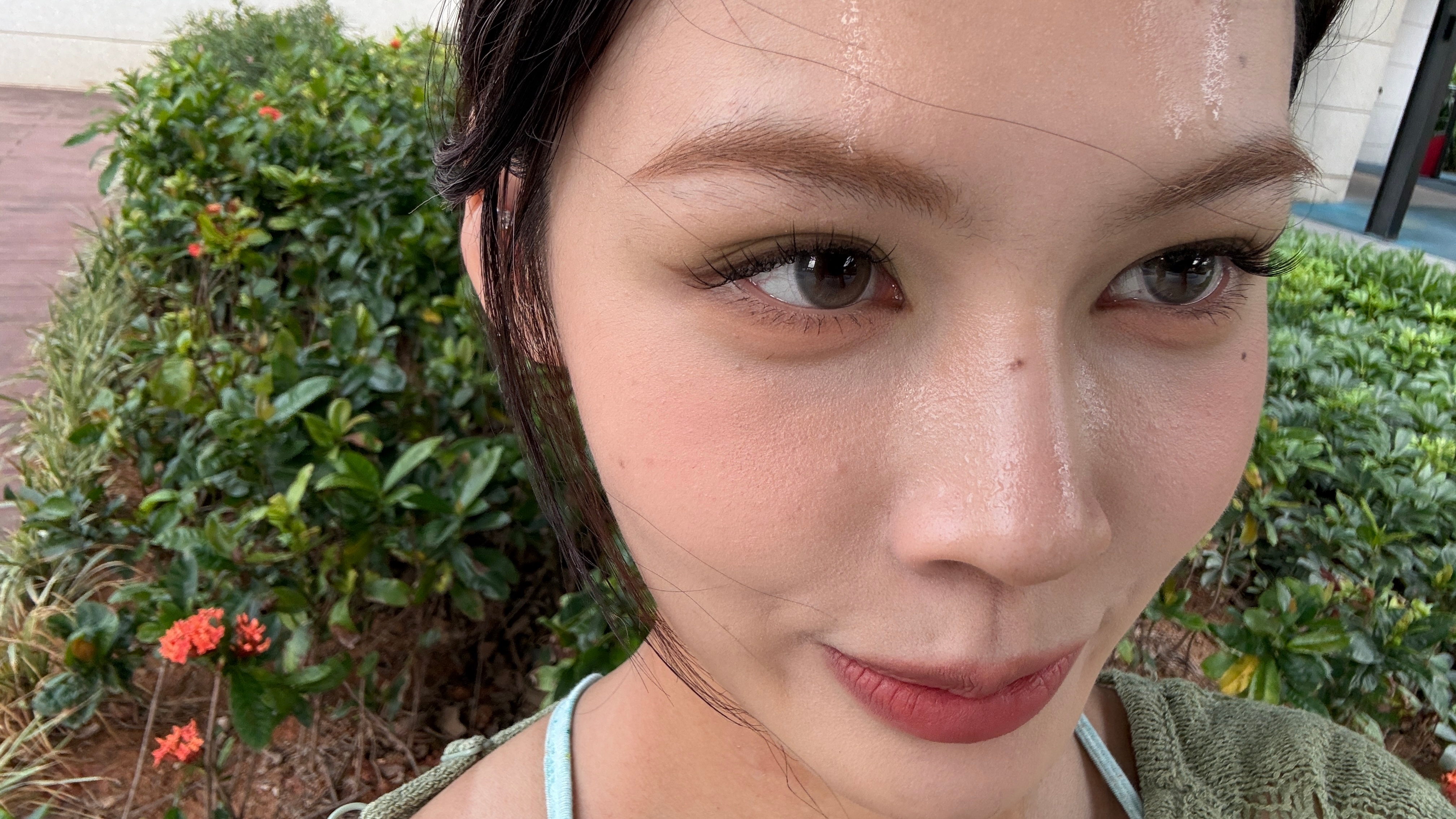 易出汗体质在室外5分钟be like ​​​