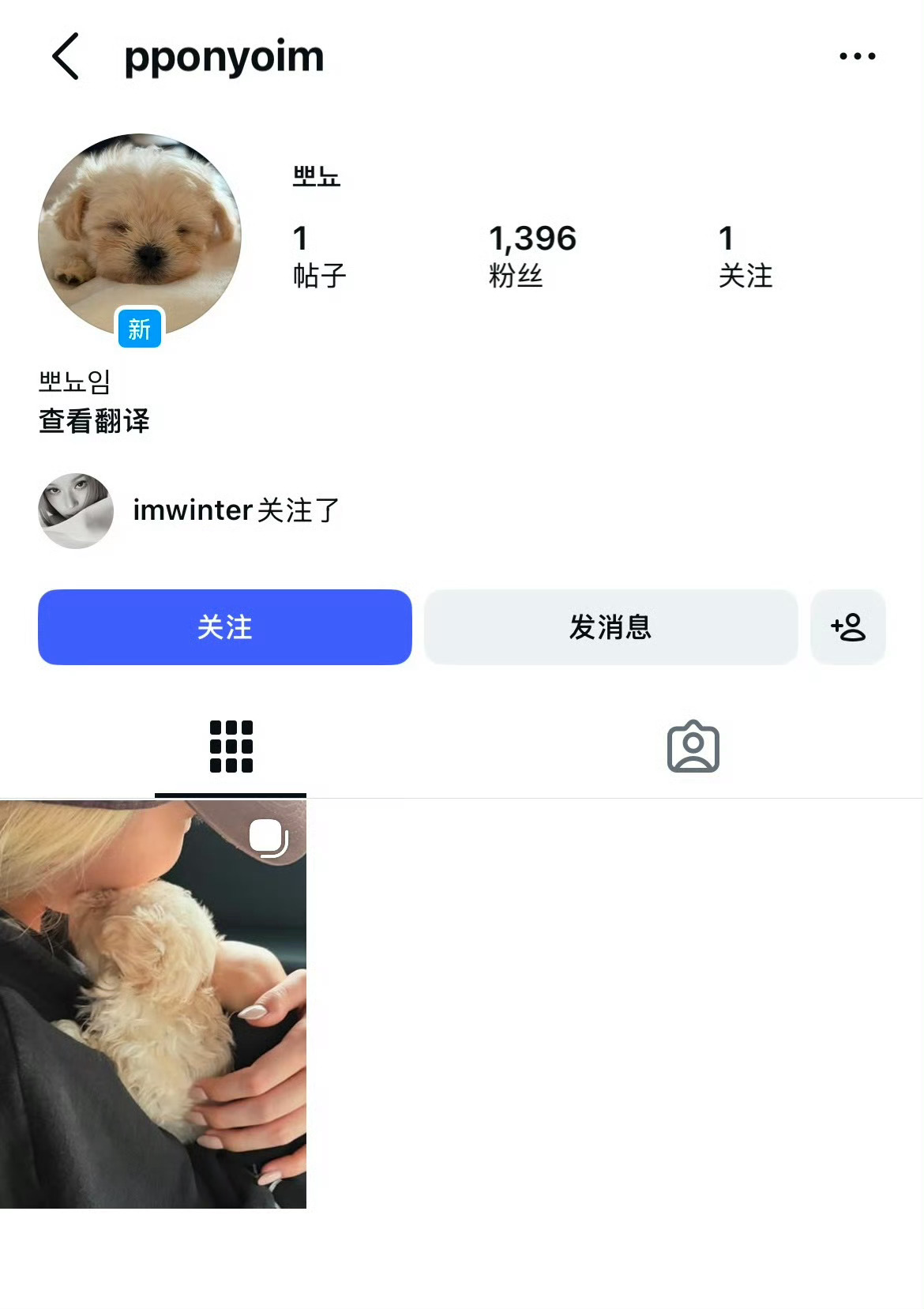 波妞已开通专属ig 姥姥们可以来关注了 