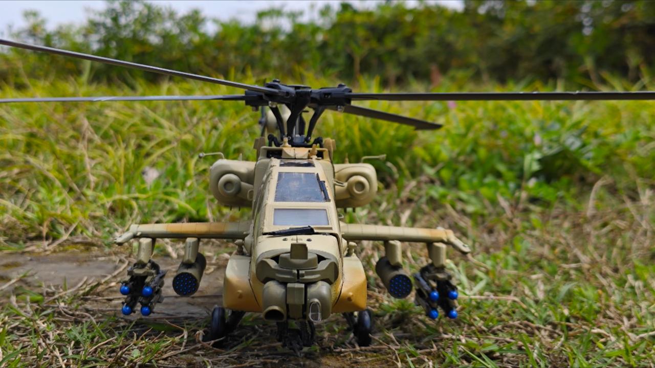 32比例利华阿帕奇直升机静改动