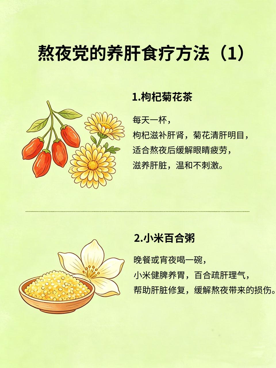 熬夜党必养肝！简单食疗，养好肝气色绝了
熬夜最伤肝💔，长期熬夜会导致肝气不足?