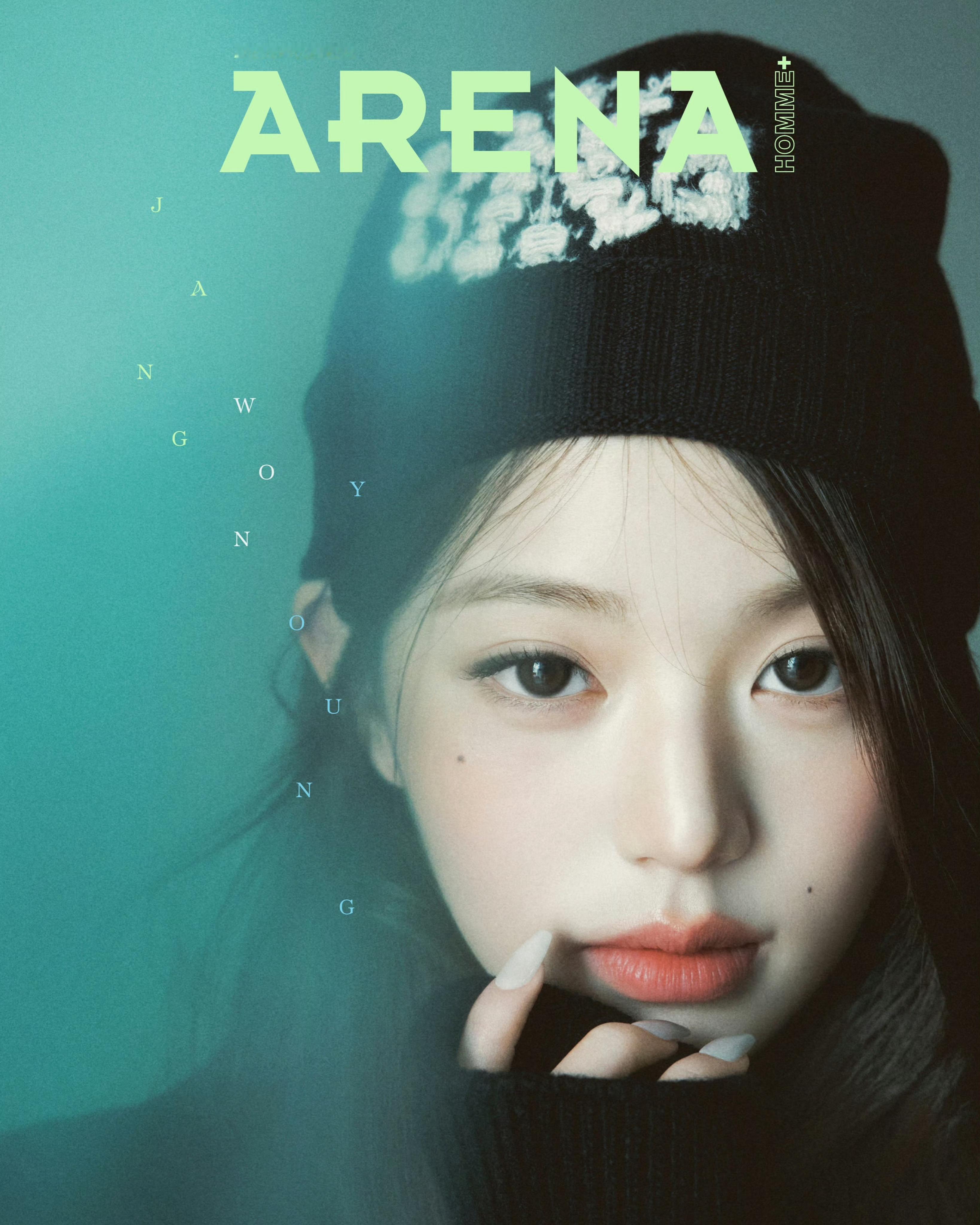 张元英  Arena Homme+ Korea 8月刊封面人物，清丽少女格调。?