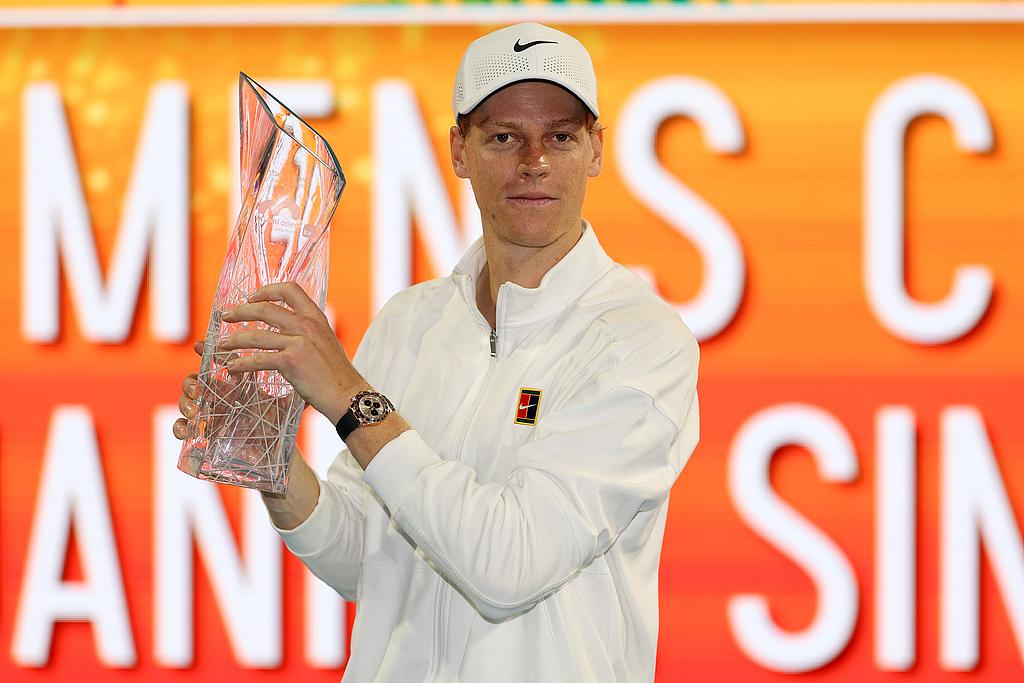 辛纳和萨巴伦卡同创阳光双冠新历史

北京时间3月30日，2026年ATP1000