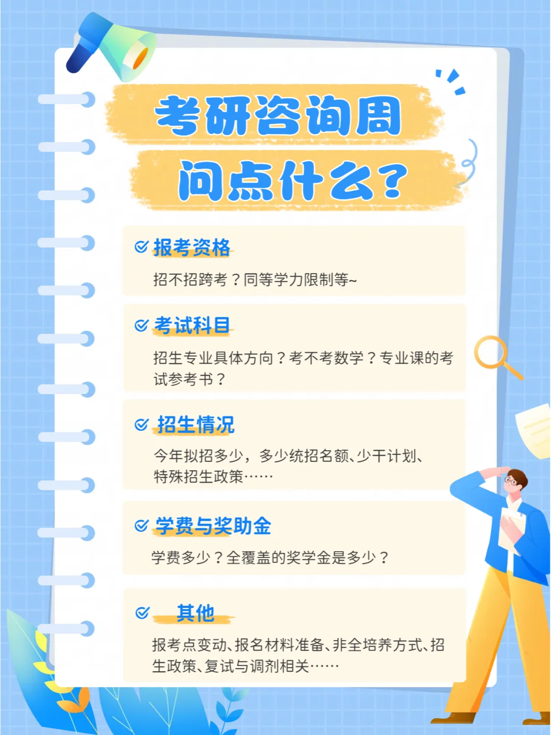 考研咨询周什么该问？什么不该问？问答模版