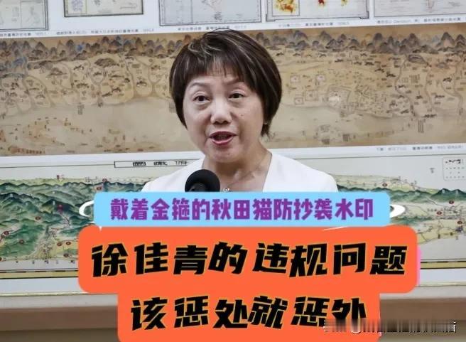 绿高官被绿营切割？
徐佳青给儿子“开后门”登东沙岛被抓包！绿营自家都不挺：该惩处