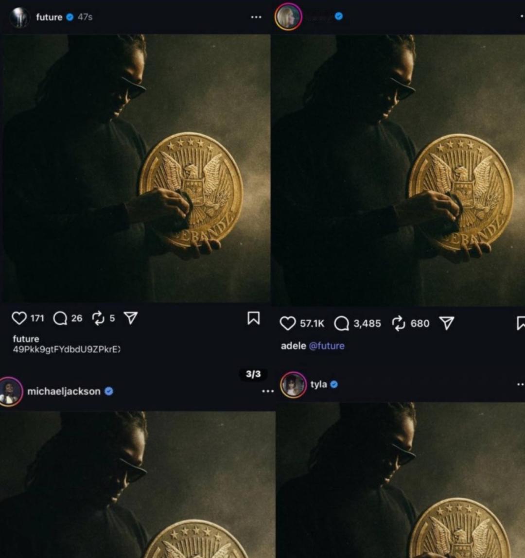 Future、阿黛尔（Adele）、迈克尔·杰克逊（Michael Jackso