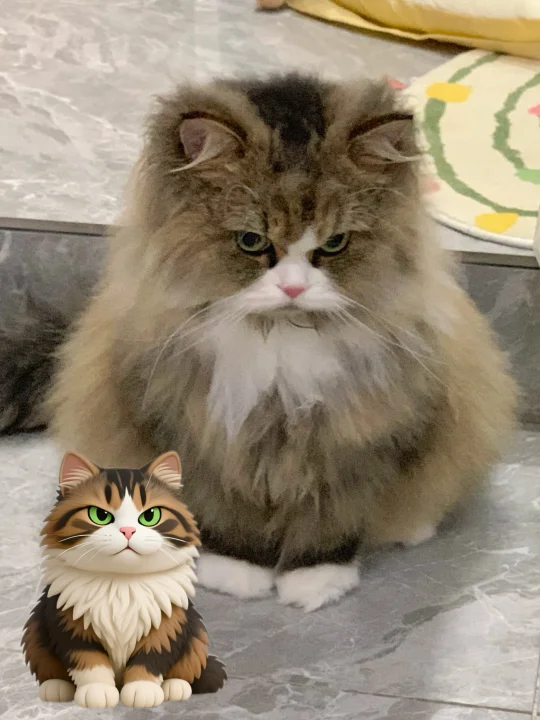说他小臭脸还真摆上了！！😾
