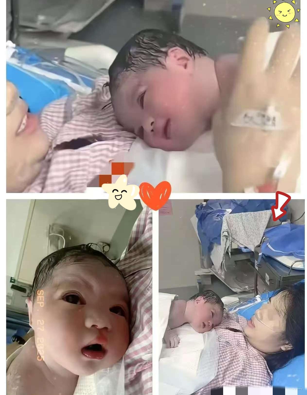 广东一位产妇刚生完娃，产房里就出了个让全网都暖哭的名场面！

谁说新生宝宝懵懂无