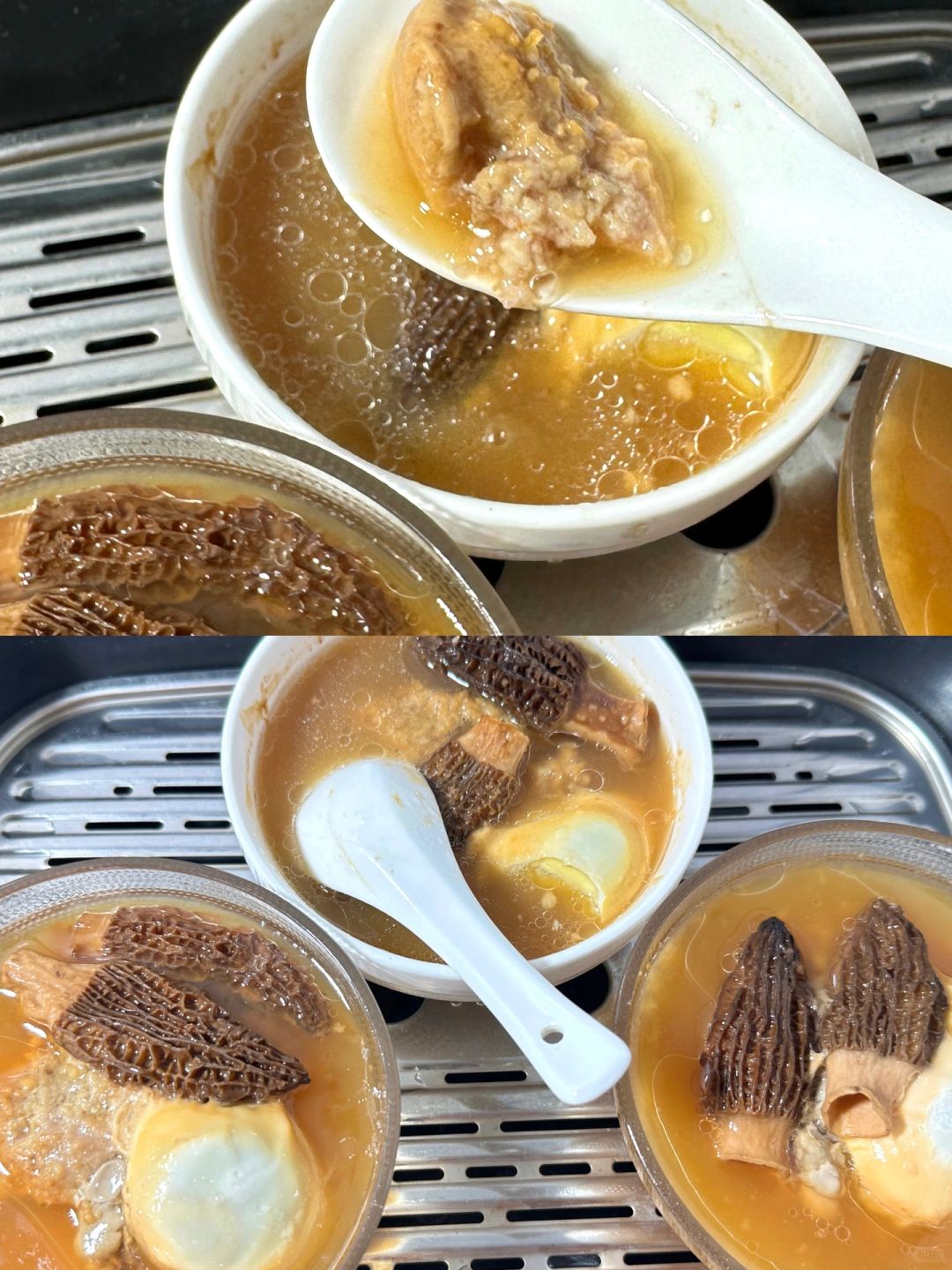 这碗汤真的太鲜了！！羊肚菌鸡蛋肉饼汤