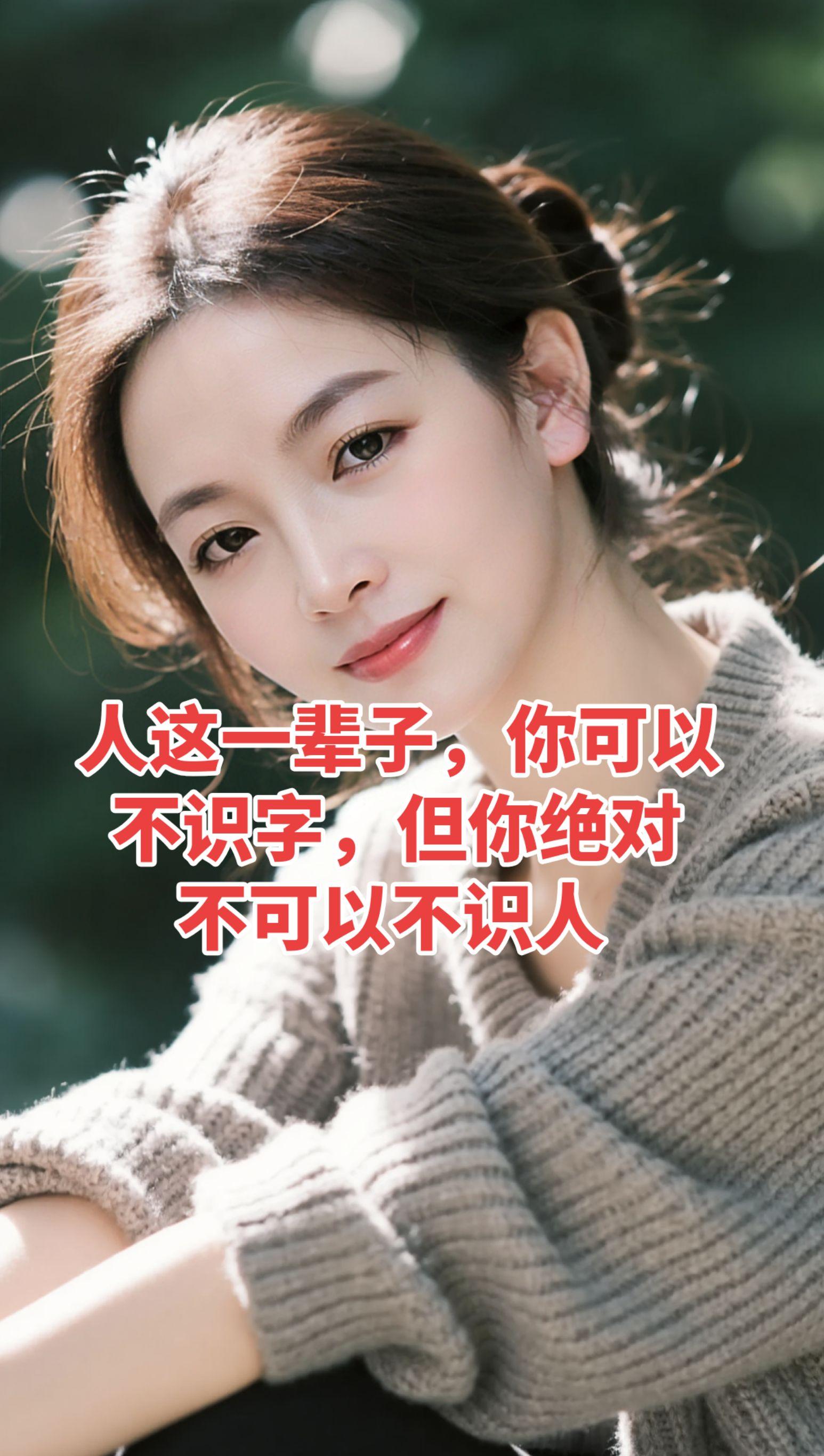 人这一辈子，你可以不识字，但你绝对不可以不识人。人有千面，心有千变，人...