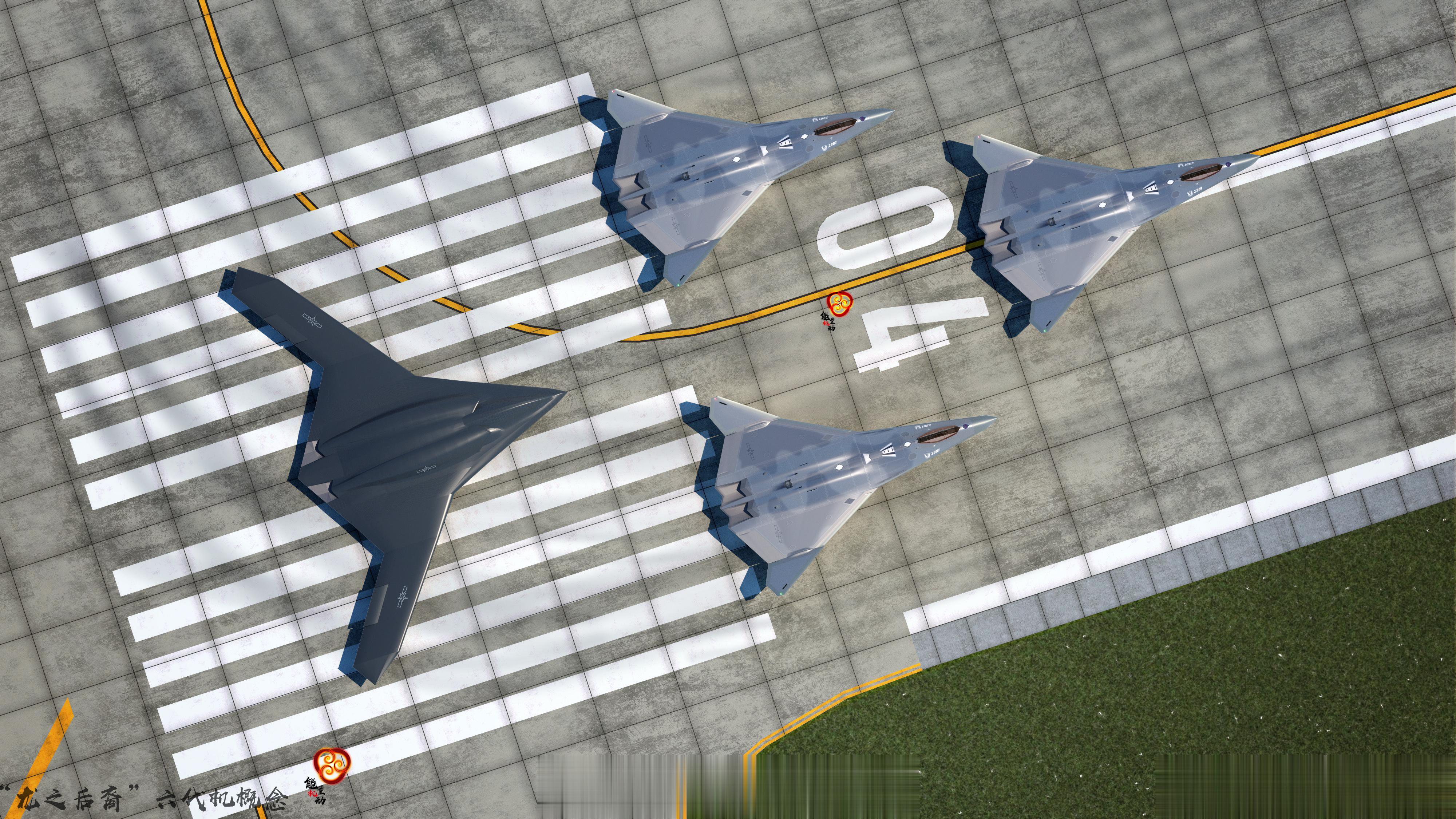 话说，这个场景很多人是不是已经迫不及待了，轰-20轰炸机与第六代战斗机同框！不过