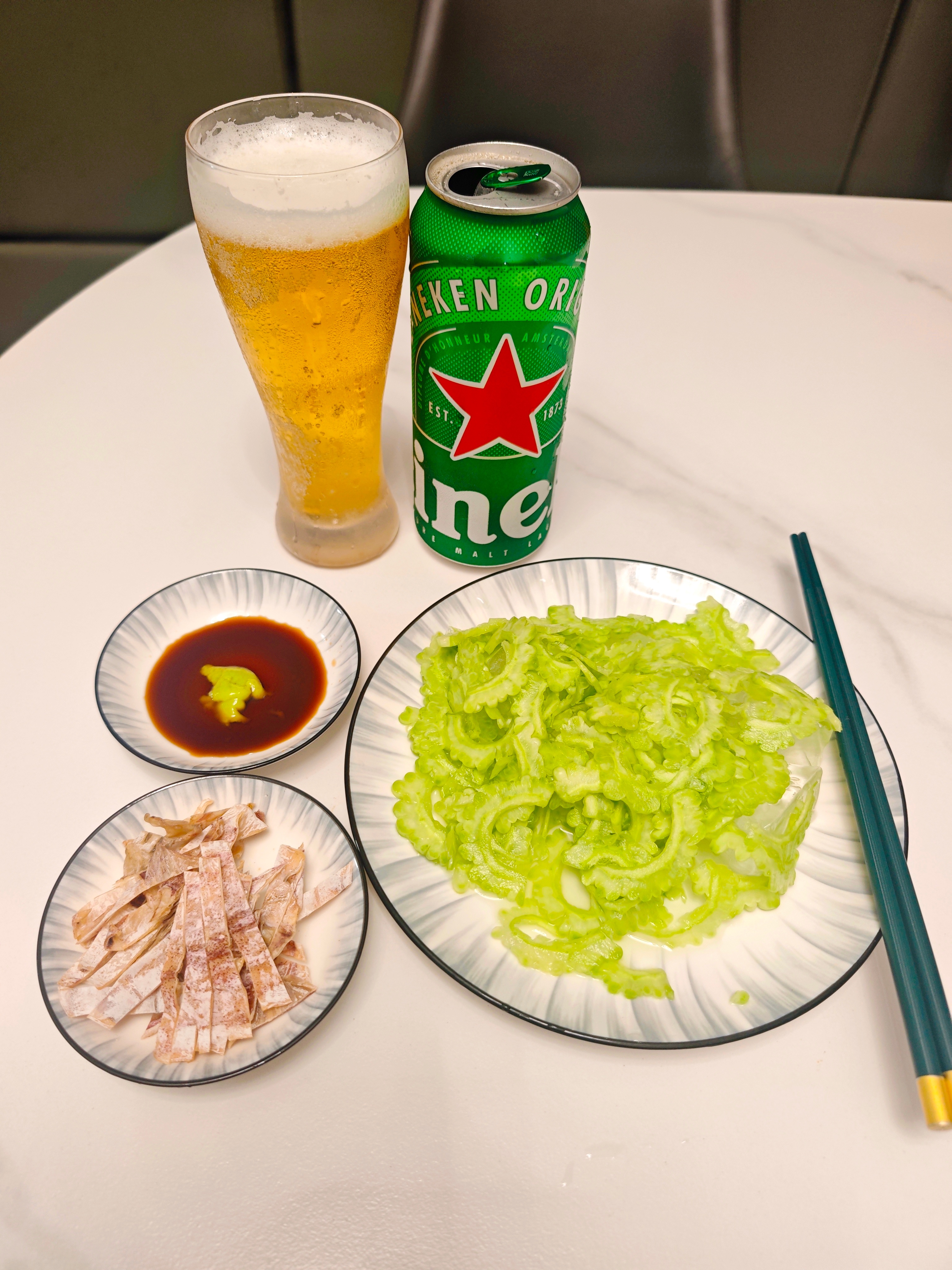 苦瓜、芥末、喜力、鱿鱼这四样几个月之前我是不碰的现在却甘之如饴 长沙