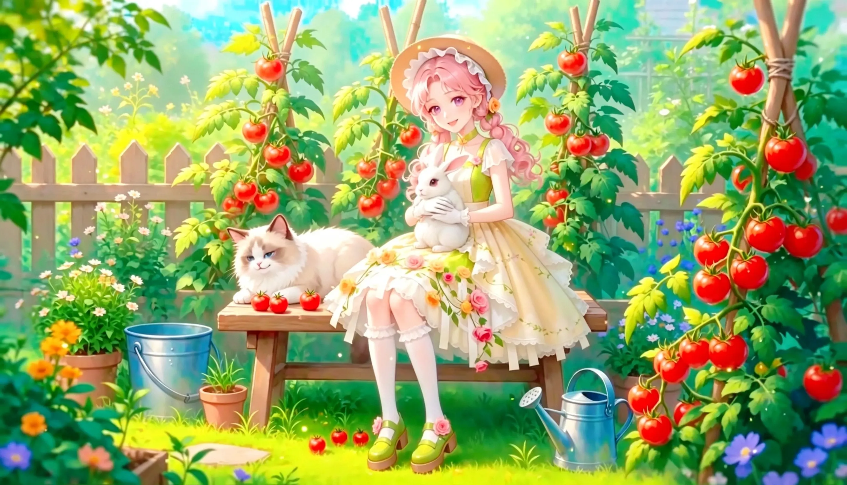 AI菜园少女写真组 ai创作