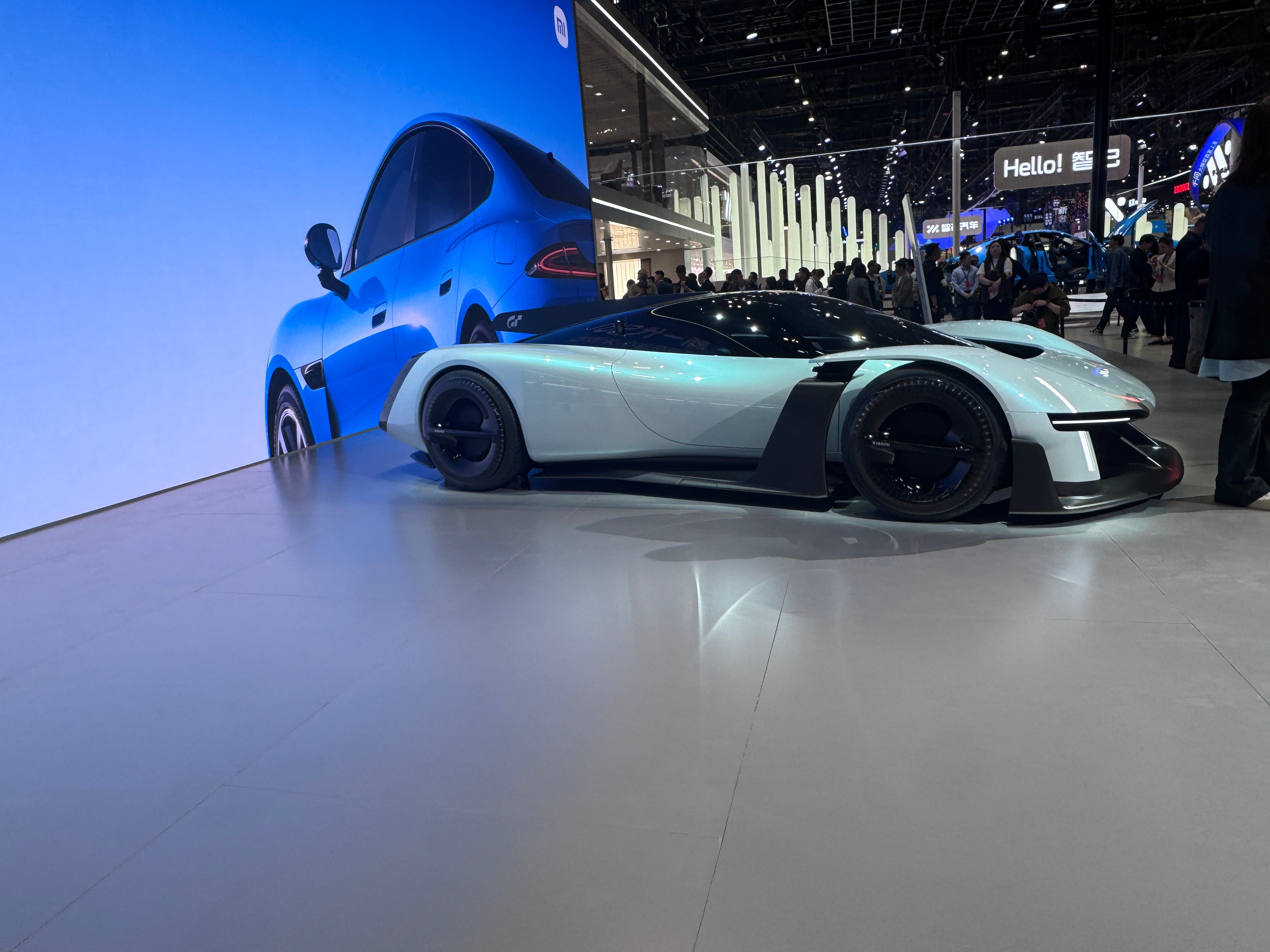 小米vision GT亮相北京车展。人气堪比新一代su72026北京车展