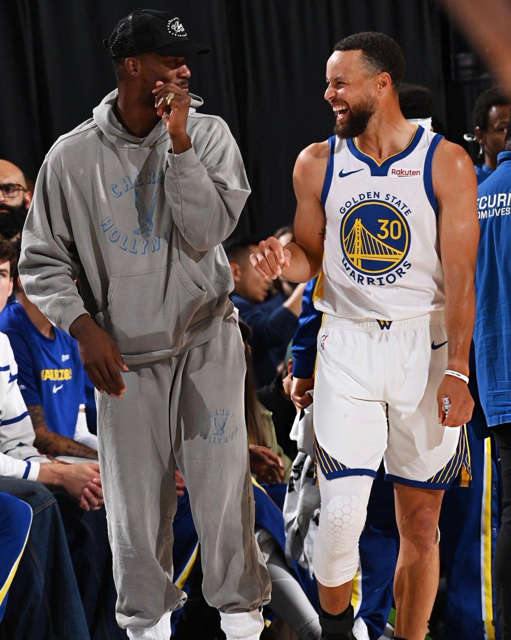 巴特勒：终于抱到大腿了库里就是三分的神勇士淘汰快船